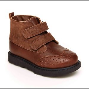 Toddler faux leather boots